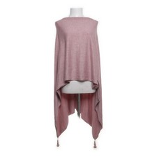 Bonita, Poncho, Größe: ONE SIZE, Pink, Polyamid/Viskose, Einfarbig -e6t