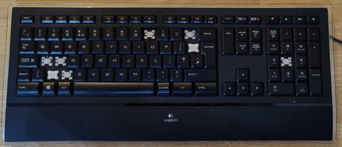 Logitech k740 beleuchtete - logitech,