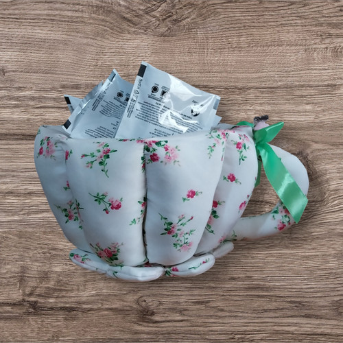 Kaffeepadshalter stoff tasse - kaffeepadshalter,