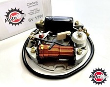 Zündung 6V 17W Grundplatte Kondensator Stator Lichtmaschine passend für Zündapp