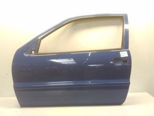 VW Polo 6N2 Tür vorn links Fahrertür LA5C Surfblau 3-türig BJ2000