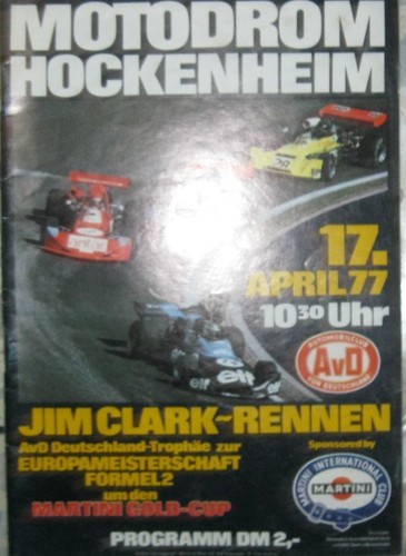 Hockenheim 1977 formel - *,