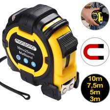 Monzana Maßband Rollmeter Bandmaß 3m 5m 7,5m 10m Autorollsystem mit Feststeller