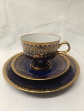 3 tlg. Sammeltasse Echt Kobalt