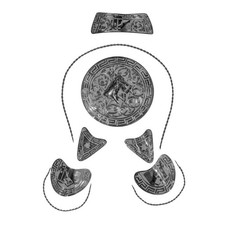 Herraje acero montura - 3d,