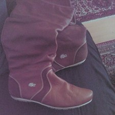 Lacoste Damen Stiefel Gr.39 Braun