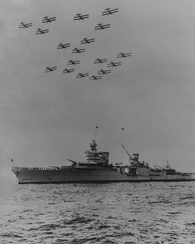 Squadron aircraft flying - a,