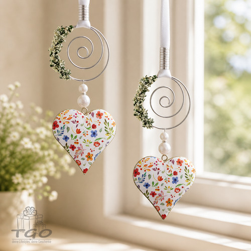 Fensterdeko deko hänger herz - fensterdeko, deko-hänger