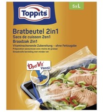 Toppits Bratbeutel L 5 Stück