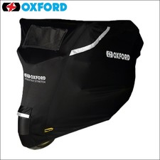 Oxford Protex Stretch wasserdichte Motorrad Bike Abdeckung schwarz Allwetter Medium
