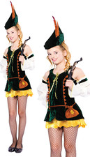 Waldjäger Mädchen Welttag des Buches Damen Teenager Kostüm UK 6/8