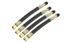 Flexibler Gummi Reifen Ventil Verlängerungsschlauch, Messing Radschaft für Fahrrad PKW LKW 