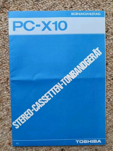 Bedienungsanleitung toshiba - bedienungsanleitung,