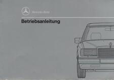 MERCEDES E-KLASSE W124 Diesel Betriebsanleitung 1990 Bedienungsanleitung BA