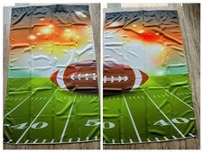 Kinderzimmer Vorhang Rugby-Motiv blickdicht, verdunkel 180×110 cm