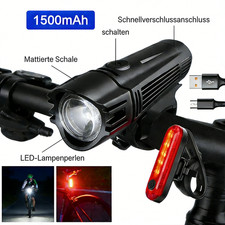 2*LED Akku Fahrrad Licht