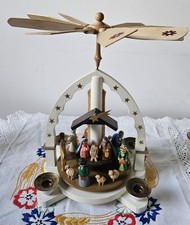 Expertic Weihnachtspyramide Christi Geburt 27 cm erzgebirgische Volkskunsr