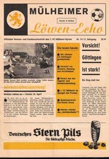 Fussball-Programmheft   74/75