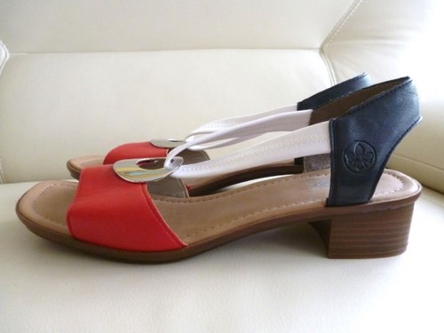 Rieker gummi riemchen - rieker, gummi-riemchen-sandalen
