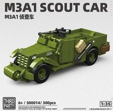Bausatz, US Army, M3A1 Scout Car Spähwagen, Third Party Serie, 300 pcs, NEU