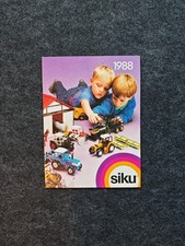 SIKU Katalog 1988 Prospekt Broschüre Sammler Spielzeug Modellbau
