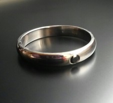 925 Sterling Silber Ehering rhodiniert Gr. 20 schwarzer Diamant Echtschmuck