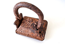 großes altes Antikes Vorhängeschloss Schloss Sammlerstück!