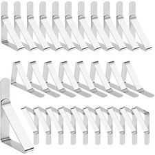 Tischdeckenklammern, Edelstahl, 30 Stück, Picknick, Party, Hochzeit, Tischzub...