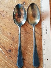 Zwei große Silberlöffel..90er Auflage..Bruckmann..gestempelt 90/5..Länge 25cm