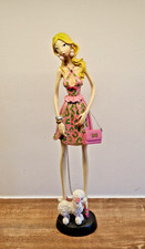 Deko Figur 37cm Blonde Frau