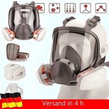 Staubmaske Gasmaske Lackiermaske Atemschutz Vollmasken mit Aktivkohle Filter