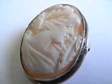 Antik  Anhänger Brosche Kamee