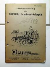 Kongskilde das universale  Kulturgerät  Gebrauchsanweisung