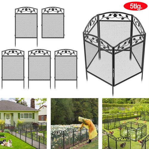 5tlg gartenzaun teichzaun - 5tlg.,