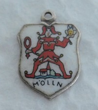Mölln Till Eulenspiegel Anhänger für Bettelarmband Silber 800 Andenken