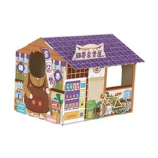 Katzenhaus aus Pappe