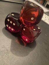 3 Bacelit DDR Würfel Bakelit