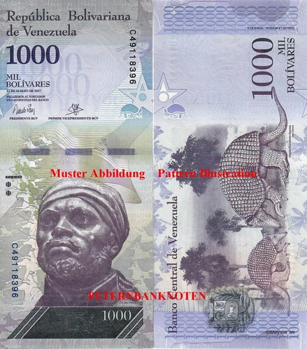 Venezuela 1000 bolivares 2017 - 1000,