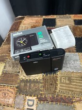 Braun Wecker reflex control  AB 313 rsl quarz OVP Vintage Werbung BP 