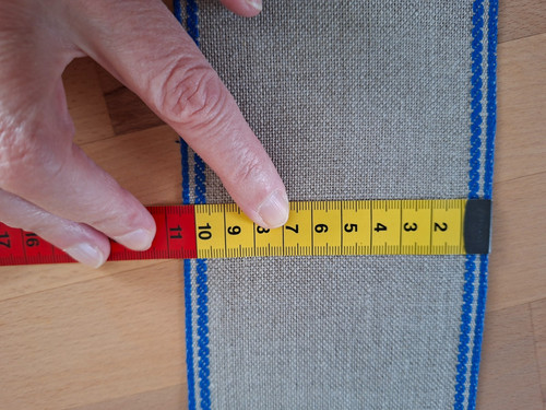 Leinenband natur mit - m,