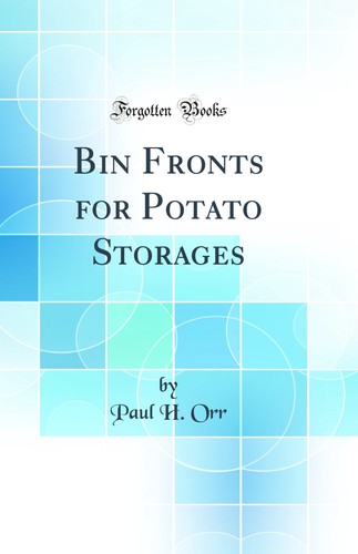 Bin fronts for potato storages - potato,