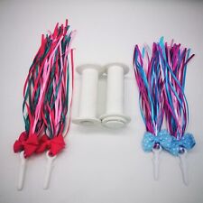 Jet Griffe Weiß + Fransen Streamer Mädchen Kinder Lenker Roller Dreirad Fahrrad