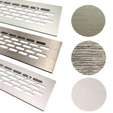 2x Lüftungsgitter Aluminium Lüftung Moderne Lüftungsgitter Lamellengitter Gitter