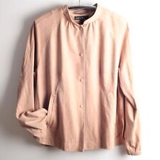 Marc Cain Hemd Jacke creme beige altrosa Second Hand Mode 38 40 wohl N4