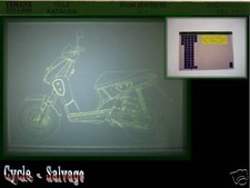 Yamaha Slider EW50 aus 2000 Ersatzteilkatalog auf Microfich_Microfilm_Film_Folie