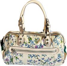 Handtasche Roberto Cavalli Just Cavalli Henkeltasche Baguette Tasche beige