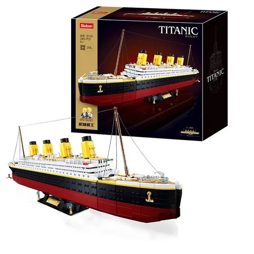 Titanic schiff bausteine set - bausteine,
