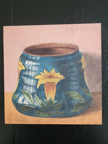 Altes aquarell jugendstil - altes,