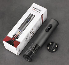 Elektrischer Korkenzieher Flaschenöffner Weinöffner Geschenk Edelstahlgehäuse