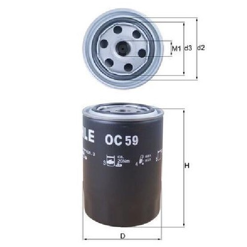 ölfilter 24535449 für nissan - Ölfilter,